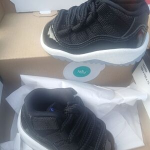 Jordan Black and White Kids Sneakers